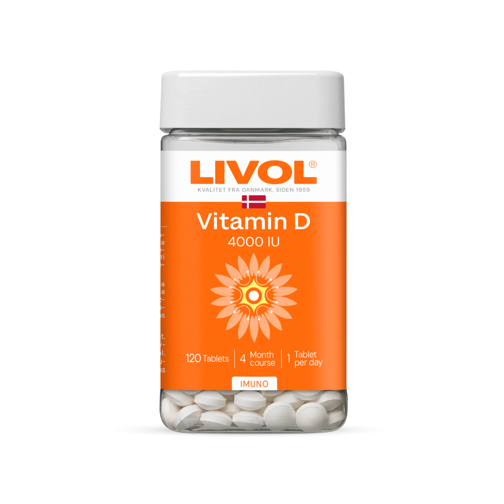 LIVOL Vitaminas D 4000 TV, 120 tabl.