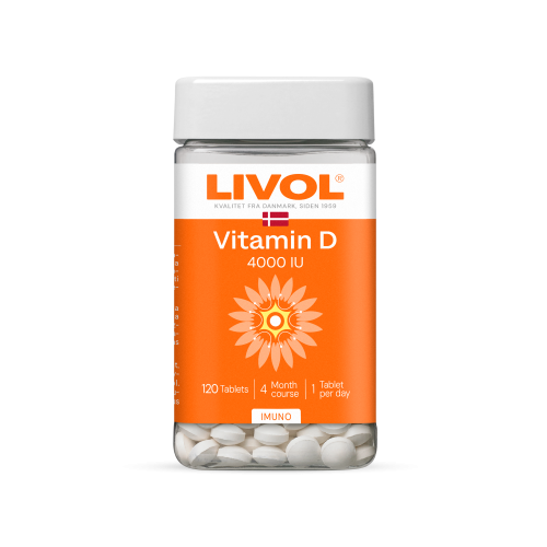 LIVOL Vitaminas D 4000 TV, 120 tabl.