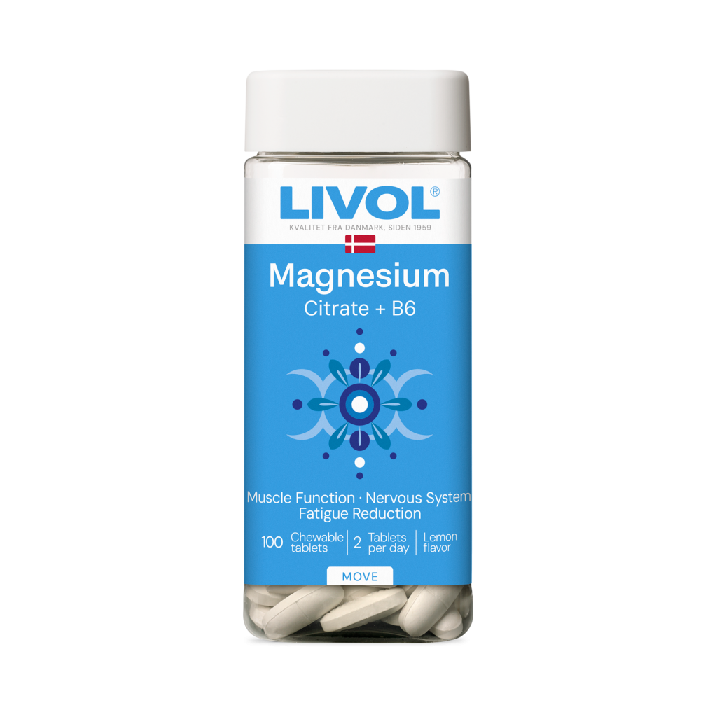 LIVOL Magnio citratas + B6, 100 tabl.