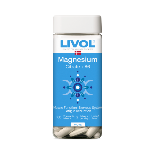 LIVOL Magnio citratas + B6, 100 tabl.