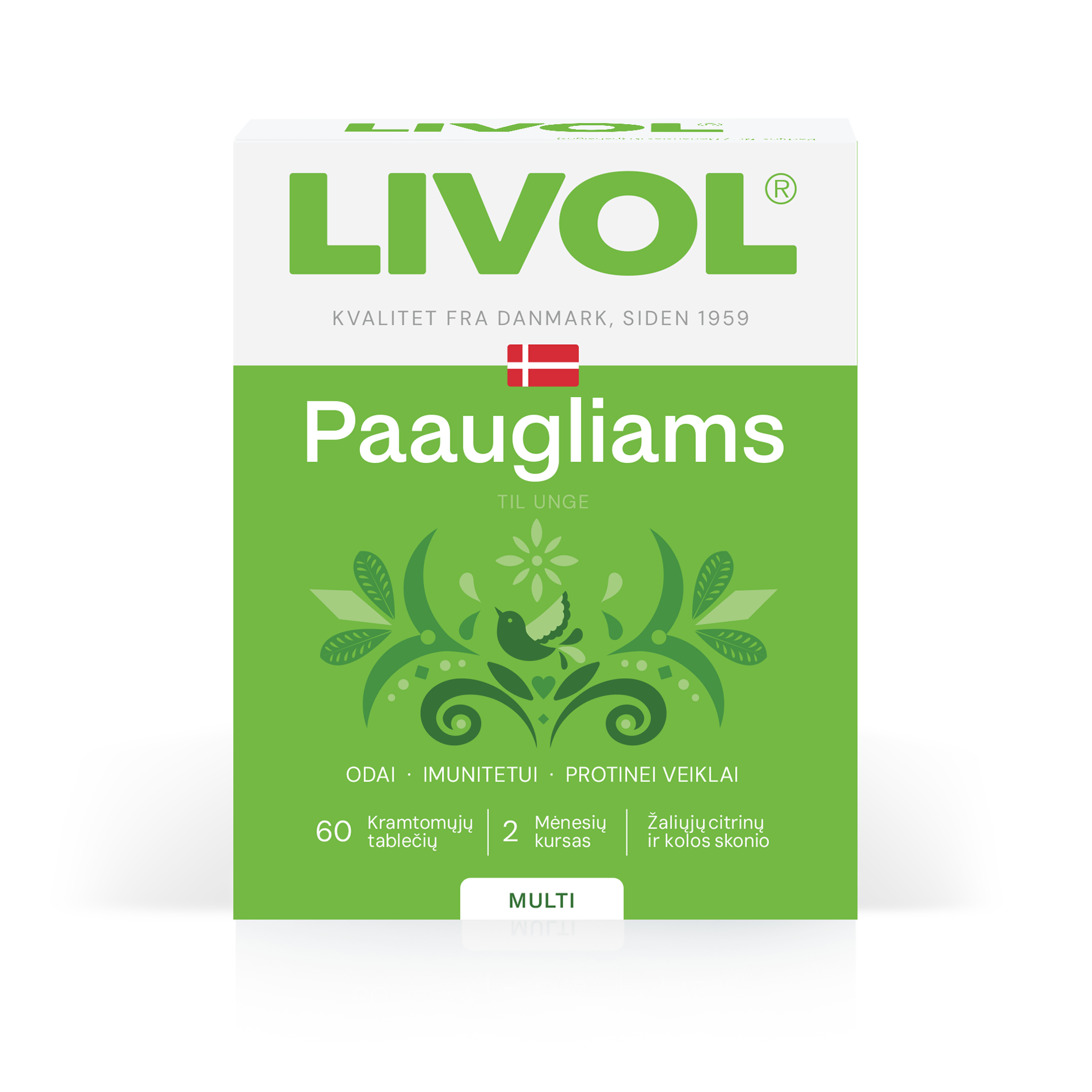LIVOL MULTI vitaminai paaugliams, 60 tabl.