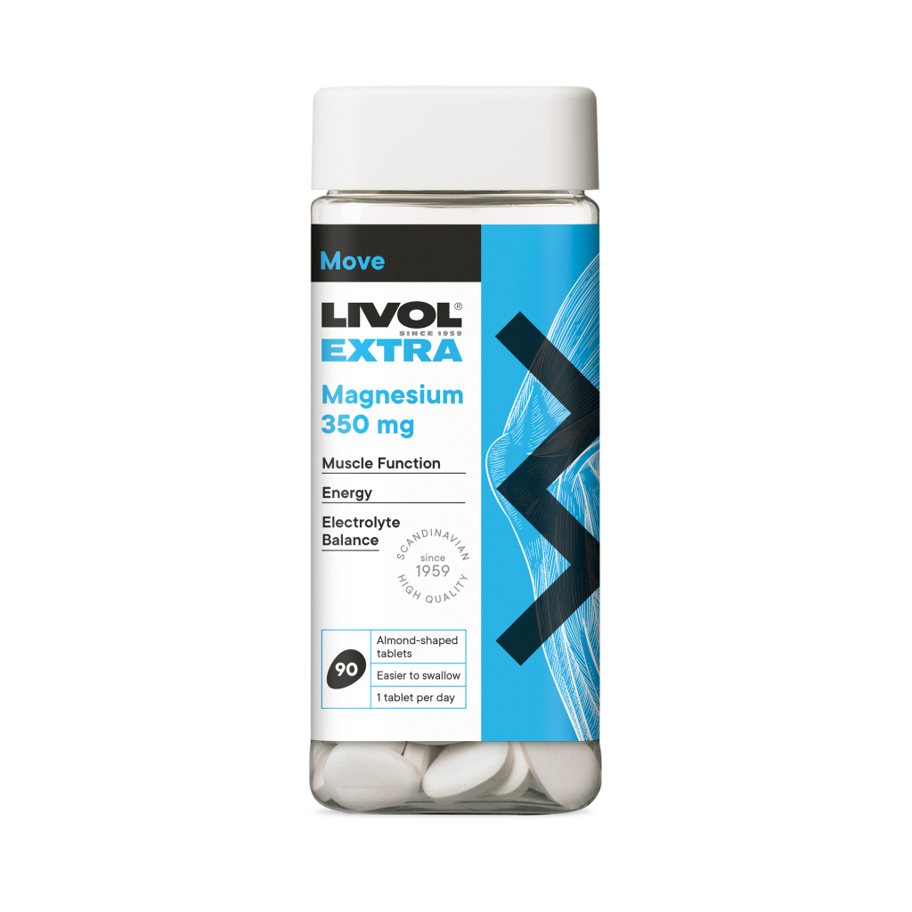 LIVOL EXTRA Magnesium 350 mg, 90 tabl.