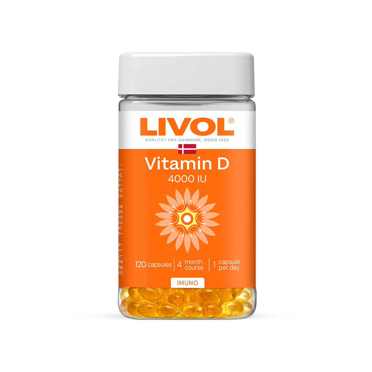LIVOL Vitaminas D 4000 TV, 120 kaps.